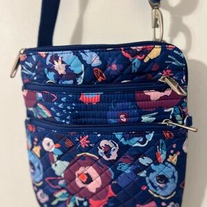 Floral Quilted Crossbody Bag